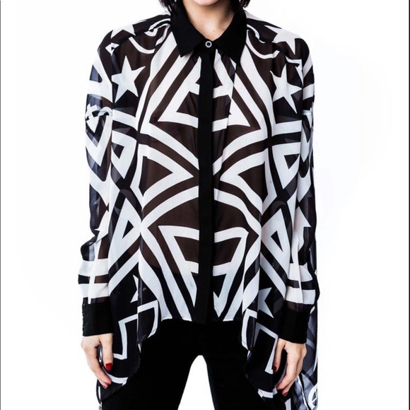 Killstar Tops - NWT KILLSTAR Thelema Sheer top goth punk witch